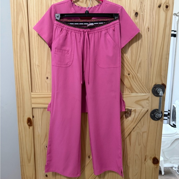 Pink Women's Scrub Set - Picture 2 of 4